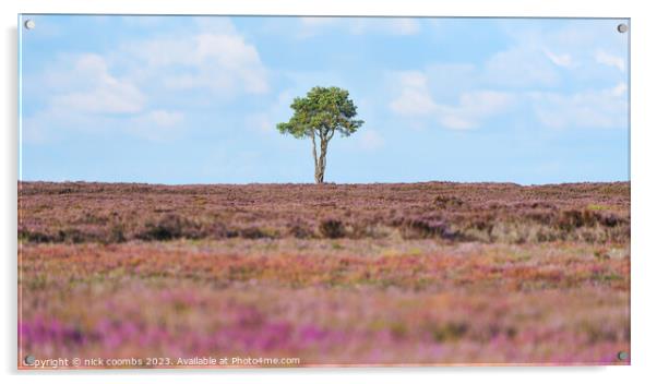 Vibrant Summer Pastoral Acrylic by nick coombs