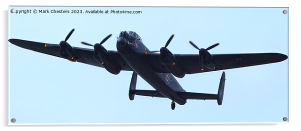  Avro Lancaster  Acrylic by Mark Chesters