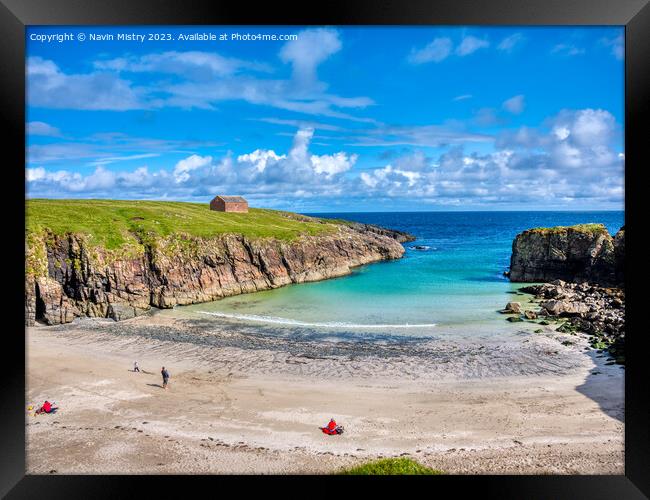 The Beach at Port Stoth   Framed Print by Navin Mistry