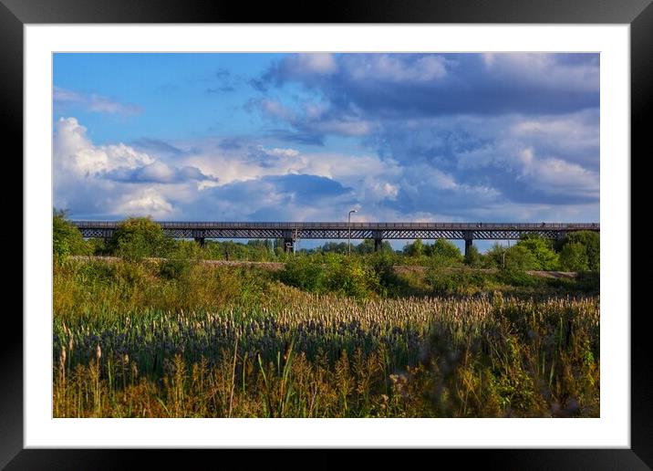 A Bennerley Sky.  Framed Mounted Print by 28sw photography