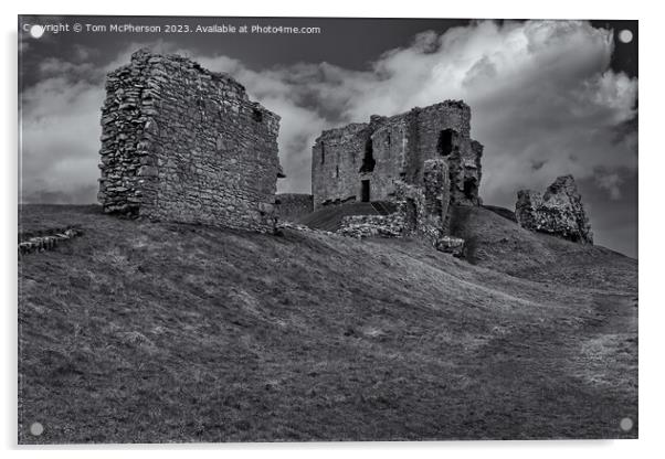Duffus Castle: A Historical Enigma  Acrylic by Tom McPherson