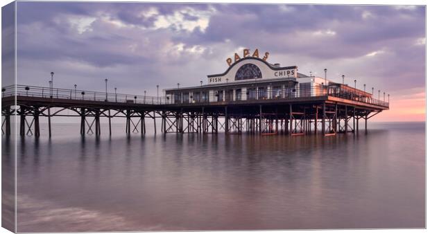 Cleethorpes Pier Lincolnshire Canvas Print by Tim Hill