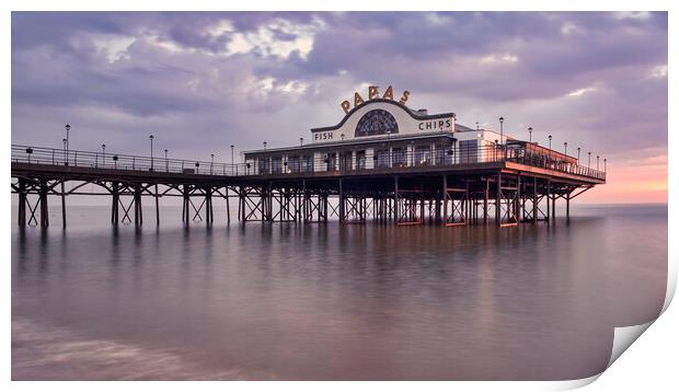 Cleethorpes Pier Lincolnshire Print by Tim Hill