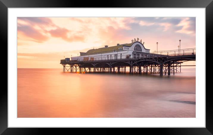 Cleethorpes Pier Sunrise Framed Mounted Print by Tim Hill