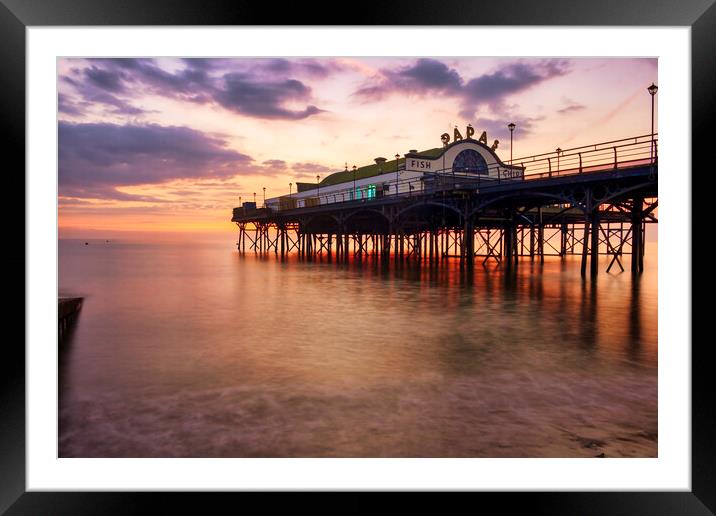 Cleethorpes Pier Lincolnshire Framed Mounted Print by Steve Smith