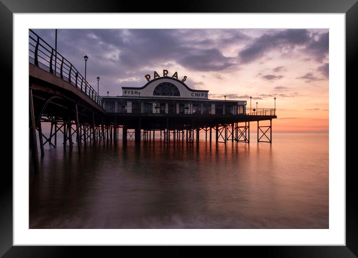 Cleethorpes Pier Lincolnshire Framed Mounted Print by Steve Smith