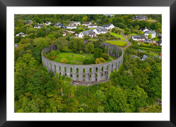 McCaigs Tower Framed Mounted Print by Apollo Aerial Photography