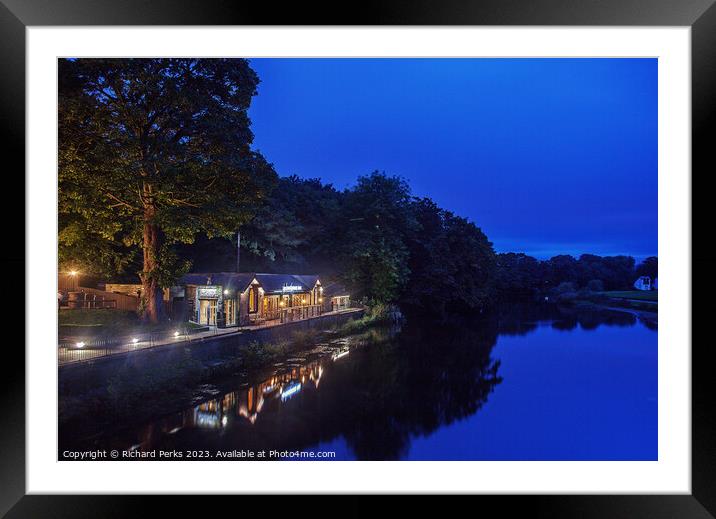 The Pub in the Woods Framed Mounted Print by Richard Perks