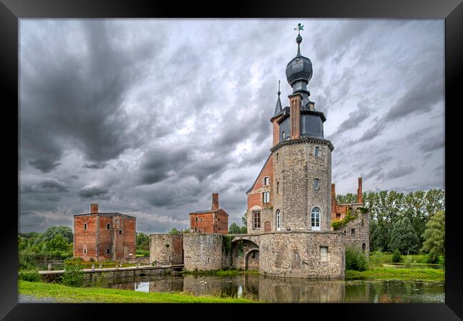 Havre Castle, Belgium Framed Print by Arterra 