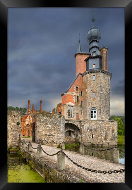 Medieval Château d'Havré Framed Print by Arterra 