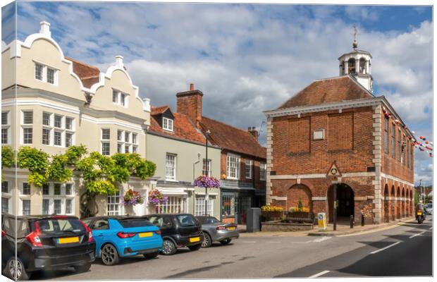 The old Market Hall, Old Amersham Canvas Print by Kevin Hellon