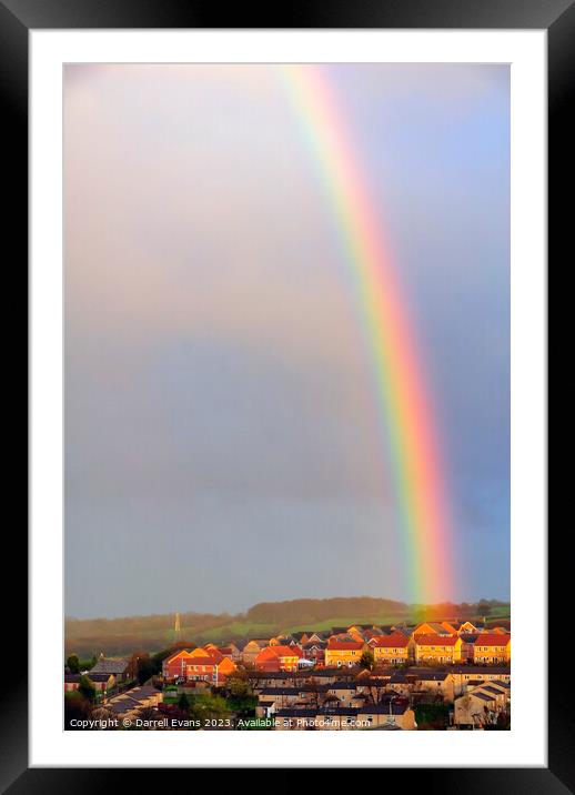 Pot of Gold Framed Mounted Print by Darrell Evans