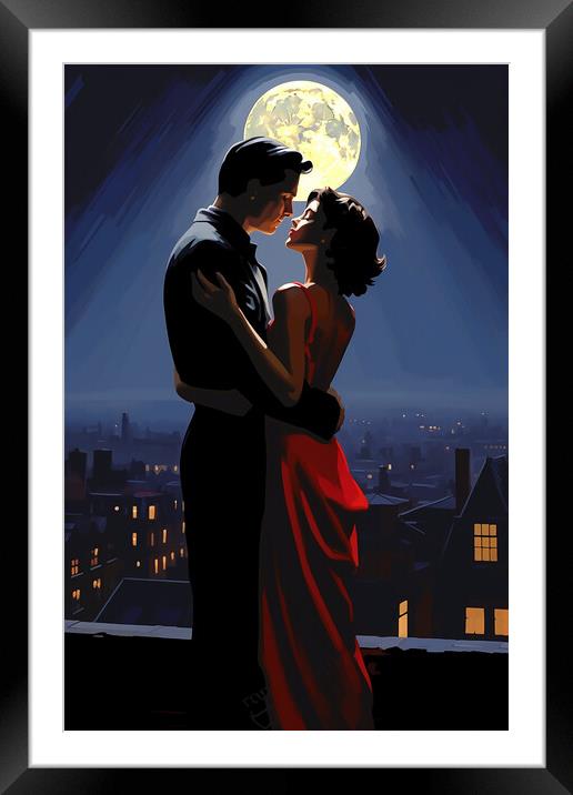 Dancing in the Moonlight  Framed Mounted Print by CC Designs