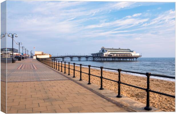 Cleethorpes Seafront and Pier Canvas Print by Tim Hill
