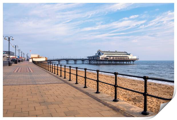 Cleethorpes Seafront and Pier Print by Tim Hill