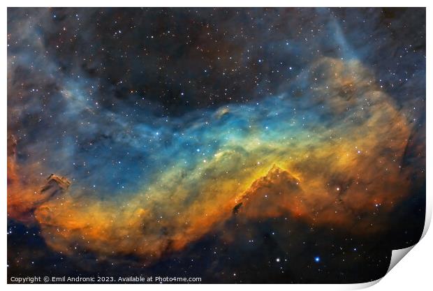Lynds Bright Nebula 587 Print by Emil Andronic