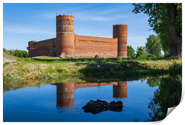Masovian Dukes Castle In Ciechanow, Poland Print by Artur Bogacki