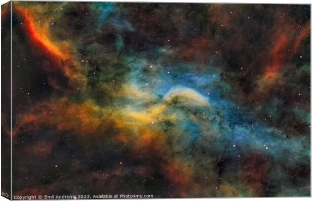 The Propeller Nebula Canvas Print by Emil Andronic