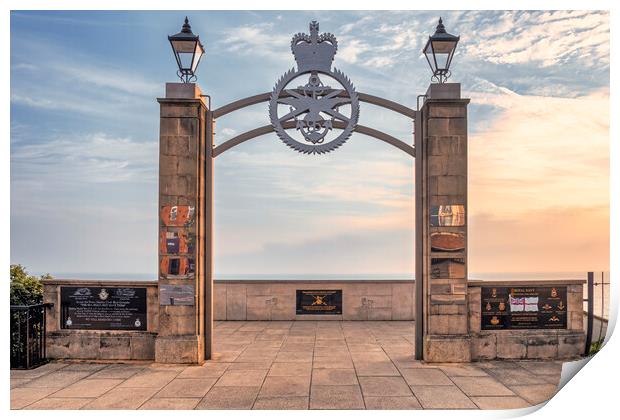 Cleethorpes Armed Forces Remembrance Archway Print by Tim Hill