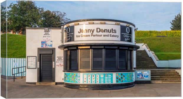 Cleethorpes Jonny Donuts Parlour Canvas Print by Tim Hill