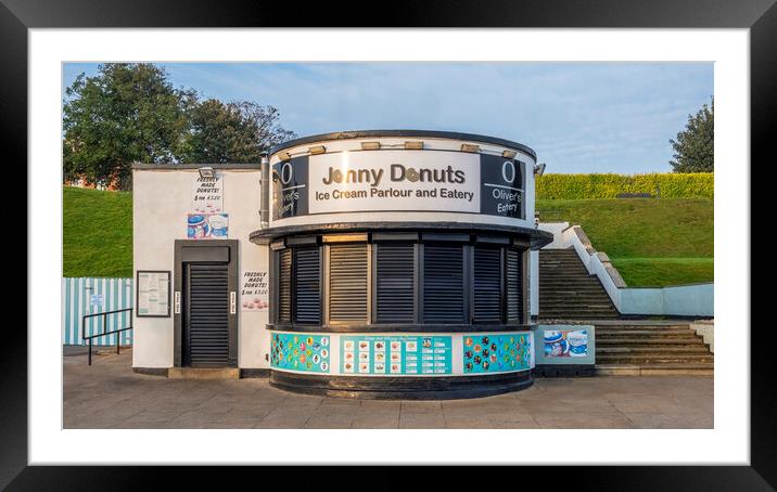 Cleethorpes Jonny Donuts Parlour Framed Mounted Print by Tim Hill