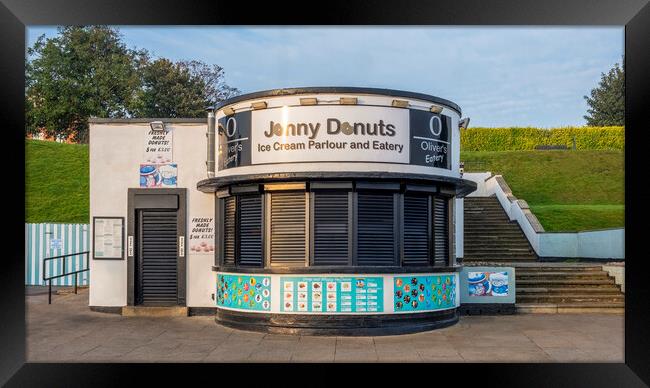 Cleethorpes Jonny Donuts Parlour Framed Print by Tim Hill