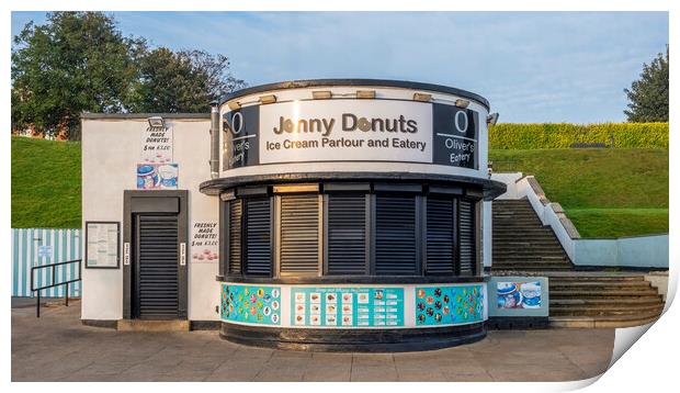Cleethorpes Jonny Donuts Parlour Print by Tim Hill