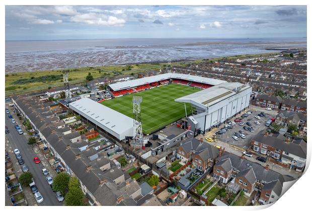 Blundell Park Print by Apollo Aerial Photography