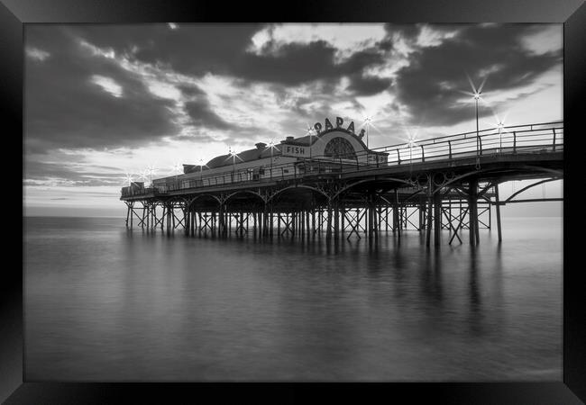 Cleethorpes Black and White Framed Print by Tim Hill