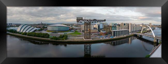 Glasgow Waterfront Framed Print by Apollo Aerial Photography