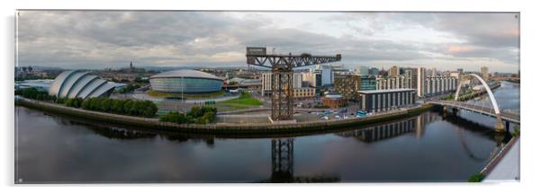 Glasgow Waterfront Acrylic by Apollo Aerial Photography