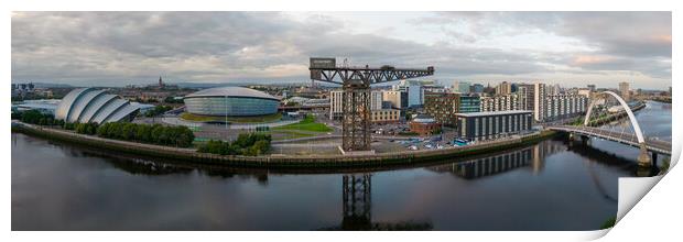 Glasgow Waterfront Print by Apollo Aerial Photography