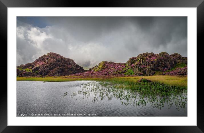 Innominate Tarn Framed Mounted Print by Emil Andronic