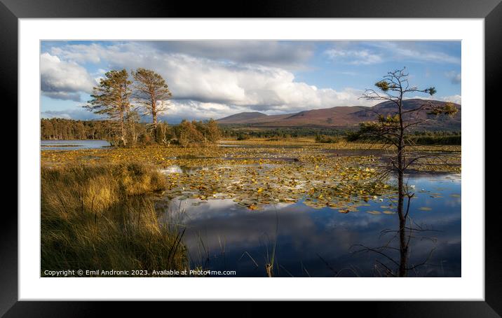 Loch Mallachie Framed Mounted Print by Emil Andronic