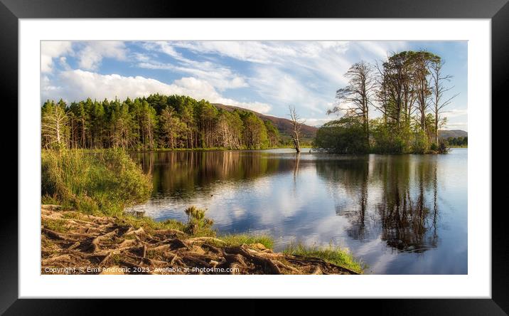 Loch Mallachie  Framed Mounted Print by Emil Andronic