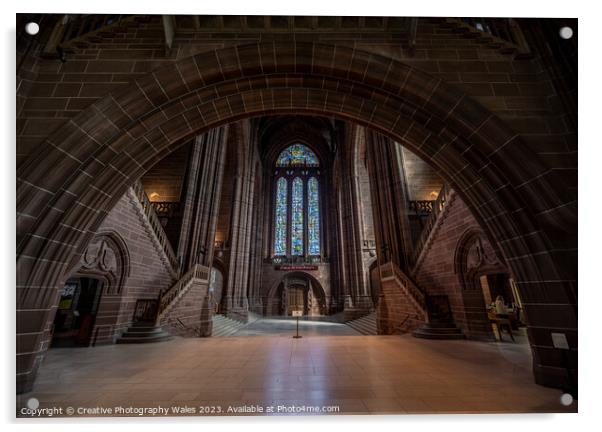 Liverpool Cathedral, Liverpool City images Acrylic by Creative Photography Wales