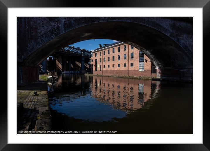 Castlefields Reflection, Manchester Framed Mounted Print by Creative Photography Wales