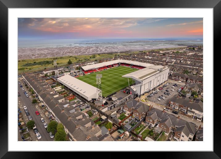 Blundell Park Sunrise Framed Mounted Print by Apollo Aerial Photography