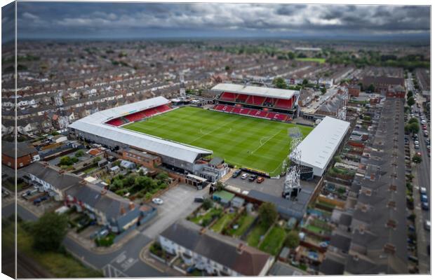 Blundell Park Canvas Print by Apollo Aerial Photography