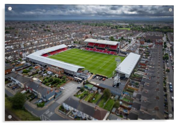 Blundell Park Acrylic by Apollo Aerial Photography