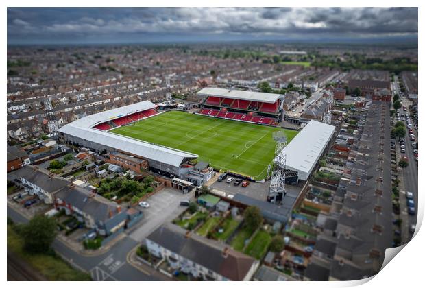 Blundell Park Print by Apollo Aerial Photography