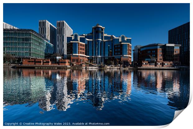 Manchester City images Print by Creative Photography Wales