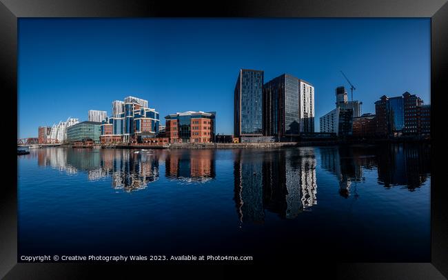 Salford Quays Manchester Framed Print by Creative Photography Wales