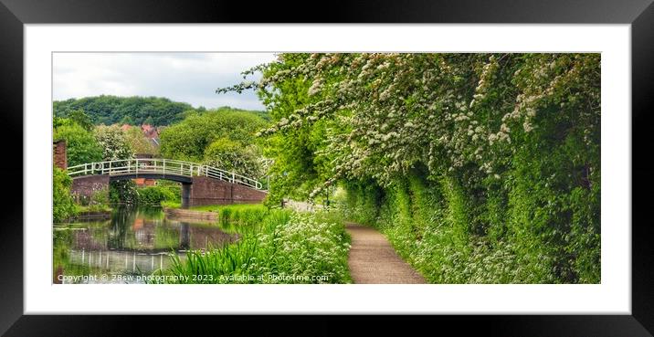 The Bridge. The Panorama. Framed Mounted Print by 28sw photography