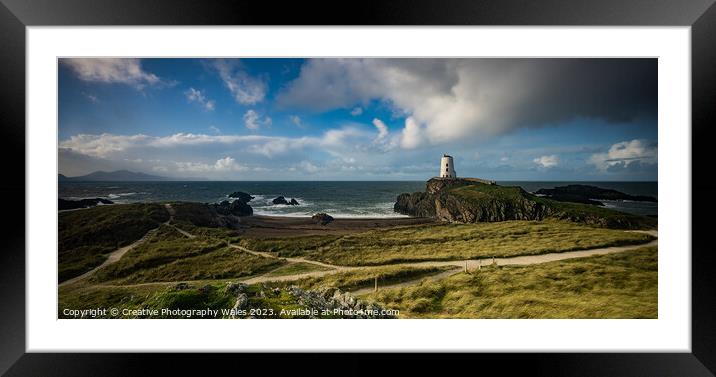 Llanddwyn Island on Anglesey,  Framed Mounted Print by Creative Photography Wales