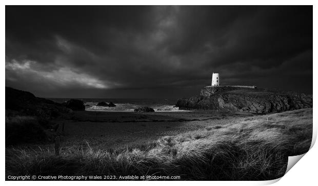 Llanddwyn Island on Anglesey,  Print by Creative Photography Wales