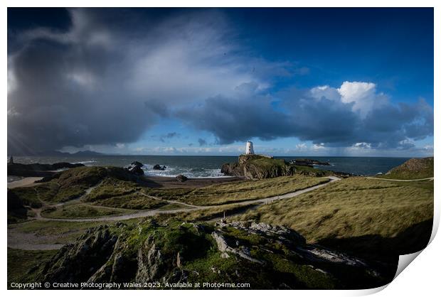 Llanddwyn Island on Anglesey,  Print by Creative Photography Wales