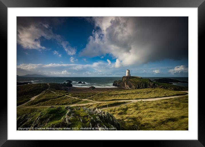 Llanddwyn Island on Anglesey,  Framed Mounted Print by Creative Photography Wales