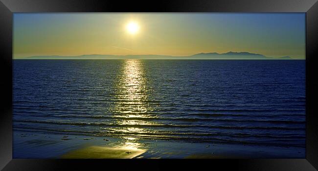 Beautiful Isle of Arran sunset Framed Print by Allan Durward Photography