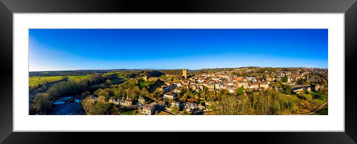 Richmond Panoramic Framed Mounted Print by Steve Smith
